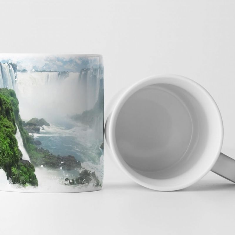 Tasse Geschenk Landschaftsfotografie – Iguazu Falls