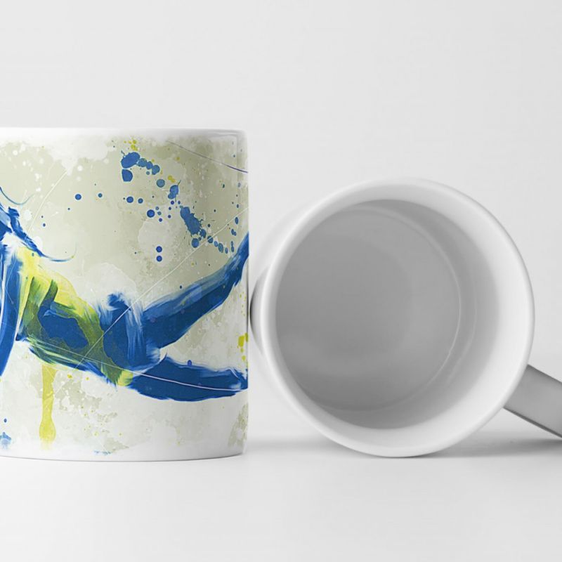 Beach Volleyball Tasse als Geschenk,  Design Sinus Art