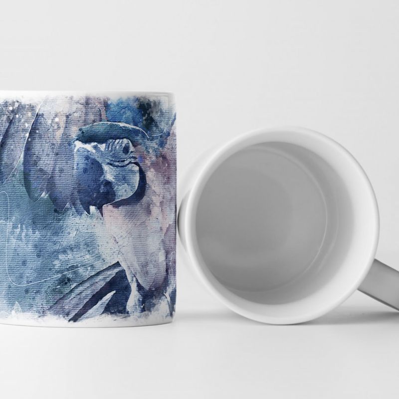 Papagei IV Tasse als Geschenk,  Design Sinus Art