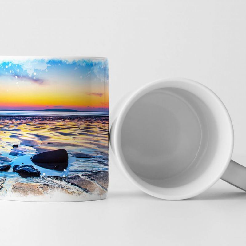 Tasse Geschenk Landschaftsfotografie – Ballybunion Beach Irland