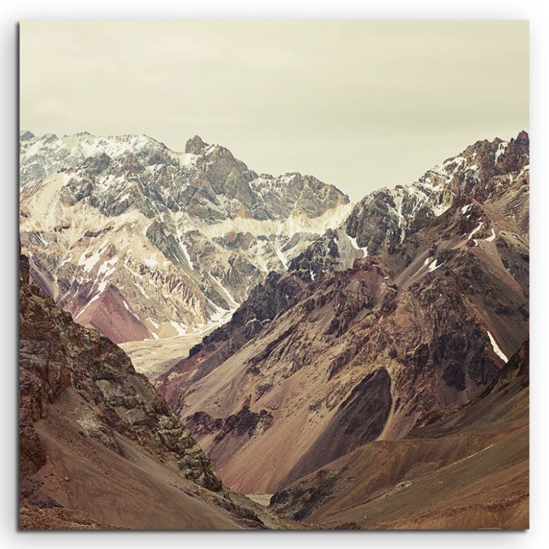 Landschaftsfotografie – Aconcagua Nationalpark, Argentinien auf Leinwand