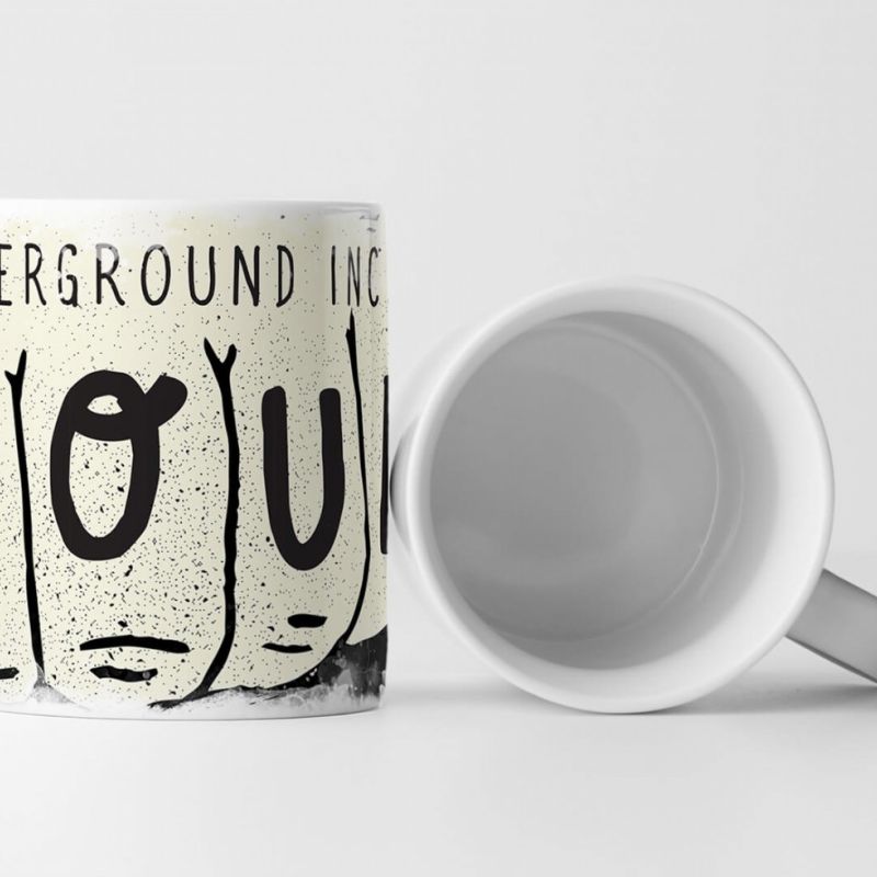 EAU ZONE Motiv Spruch Tasse Geschenk