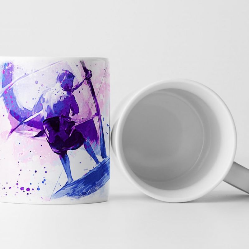 Windsurfer I Tasse als Geschenk,  Design Sinus Art