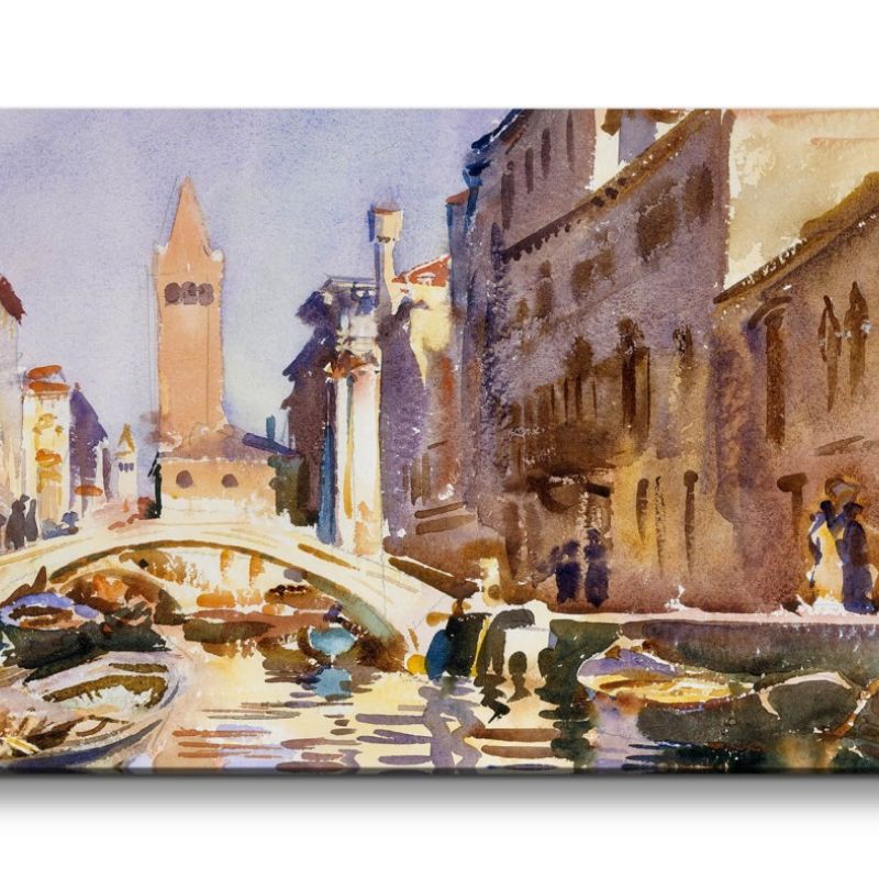 Remaster 120x60cm John Singer Sargent weltberühmtes Gemälde zeitlose Kunst Venedig