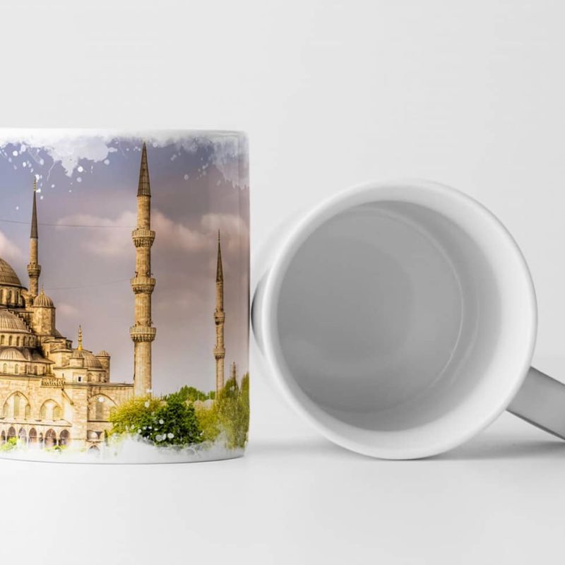 Tasse Geschenk Architekturfotografie – Blaue Moschee Istanbul Türkei