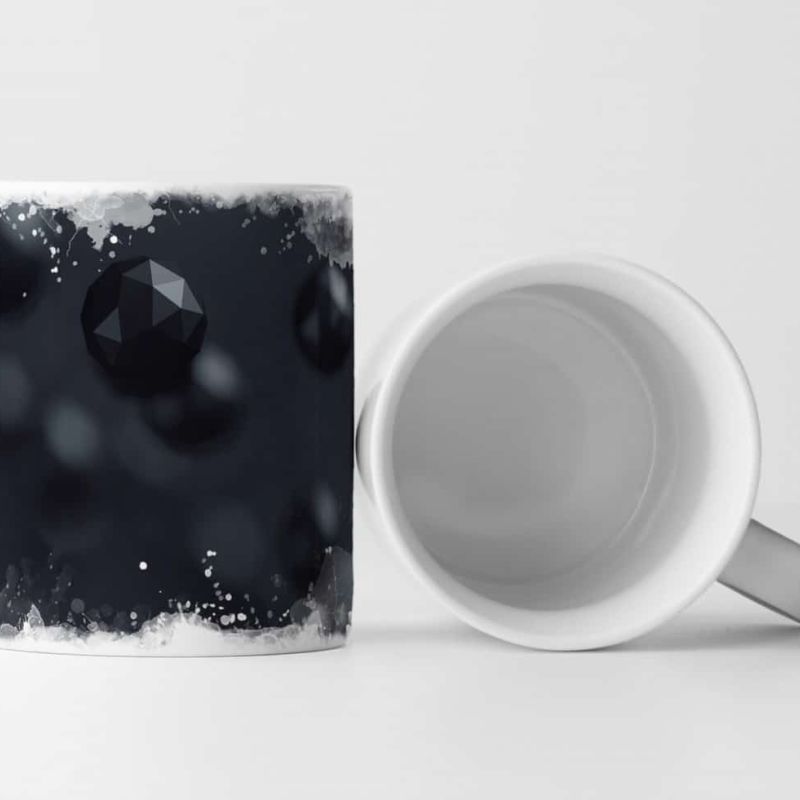 Tasse Geschenk Abstrakte 3D Kugeln – Digital Art