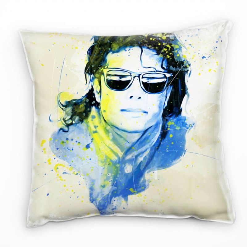 Michael Jackson II Deko Kissen Bezug 40x40cm für Couch Sofa Lounge Zierkissen