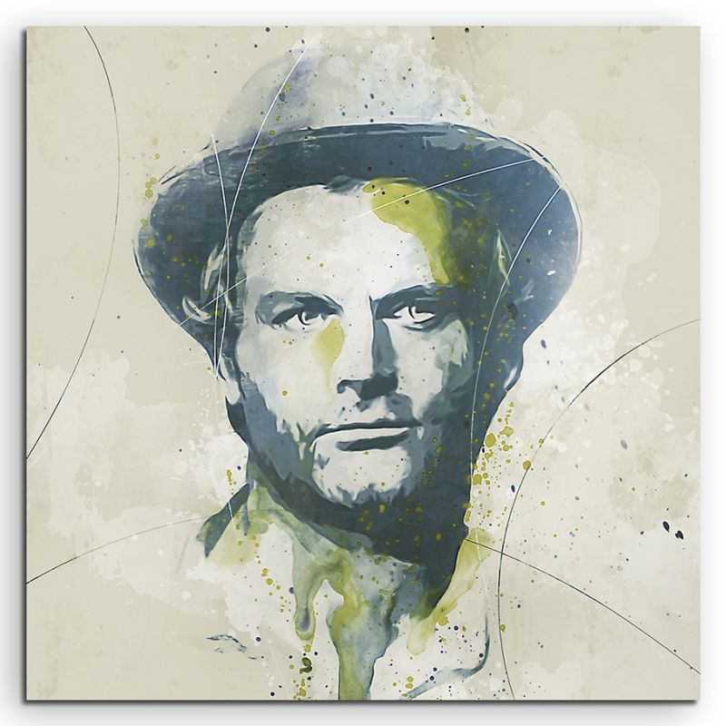 Terence Hill Aqua 90×60 cm Aquarell Kunstbild