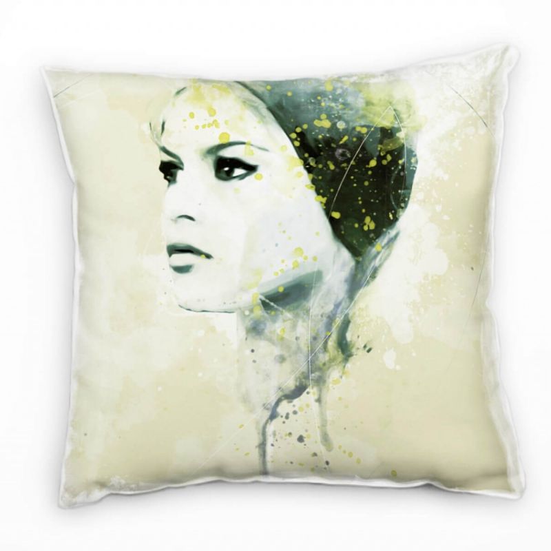 Brigitte Bardot VI Deko Kissen Bezug 40x40cm für Couch Sofa Lounge Zierkissen