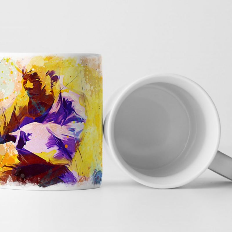 Kung Fu Tasse als Geschenk,  Design Sinus Art