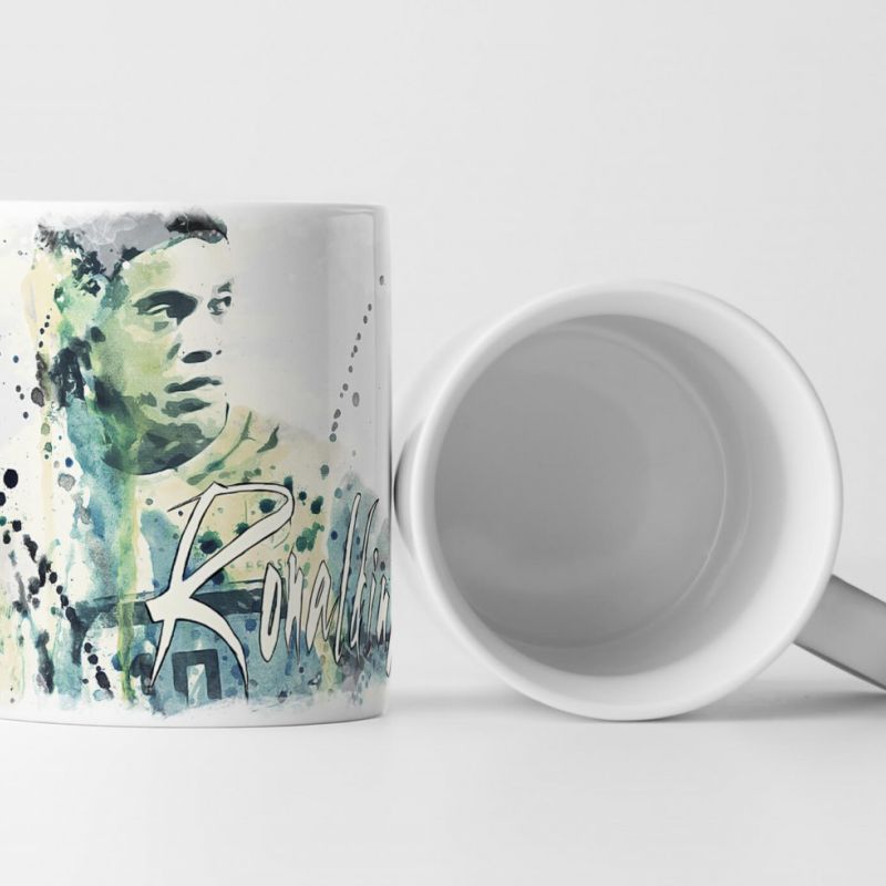 Ronaldinho Tasse als Geschenk,  Design Sinus Art