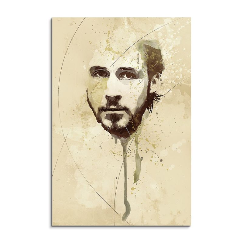 Ryan-Gosling III Aqua 90×60 cm Aquarell Kunstbild