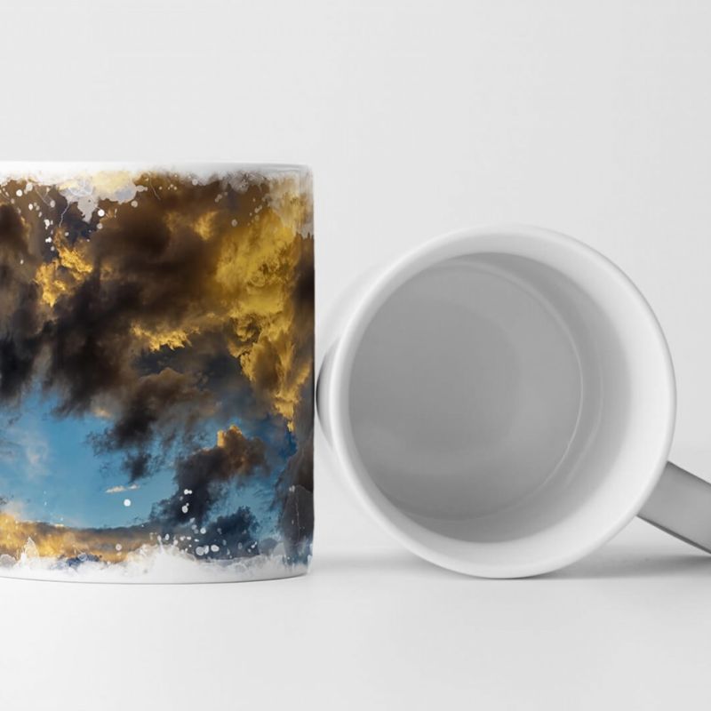 Tasse Geschenk Landschaftsfotografie – Stürmischer Himmel