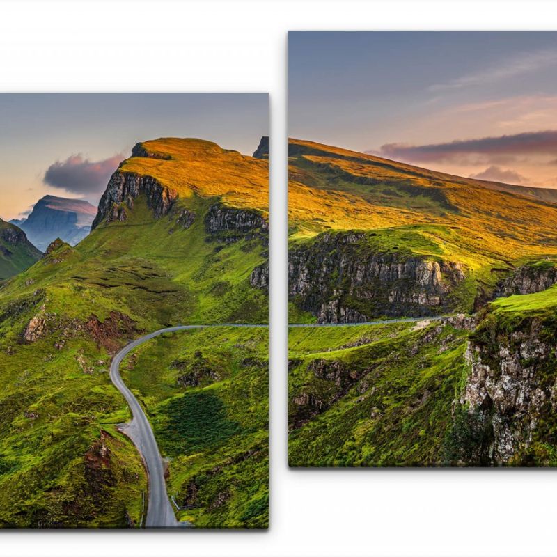 Schottland Berge Wandbild in verschiedenen Größen