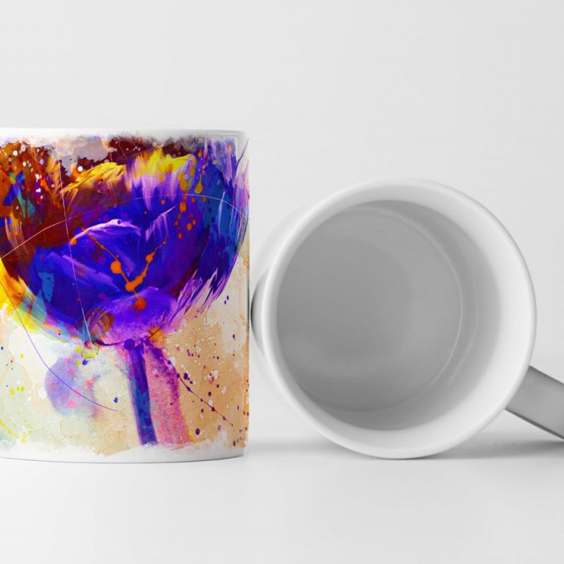 Blume VII Tasse als Geschenk,  Design Sinus Art