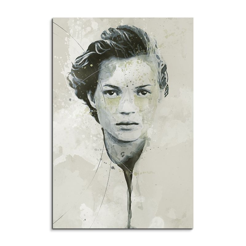 Kate Moss II Aqua 90x60cm Aqua Art Wandbild