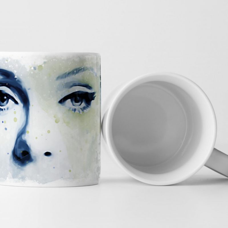 Adele Aqua Tasse als Geschenk,  Design Sinus Art