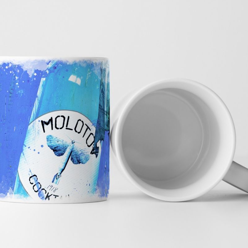 EAU ZONE Designtasse Kunstwerk MOLOTOV COCKTAIL