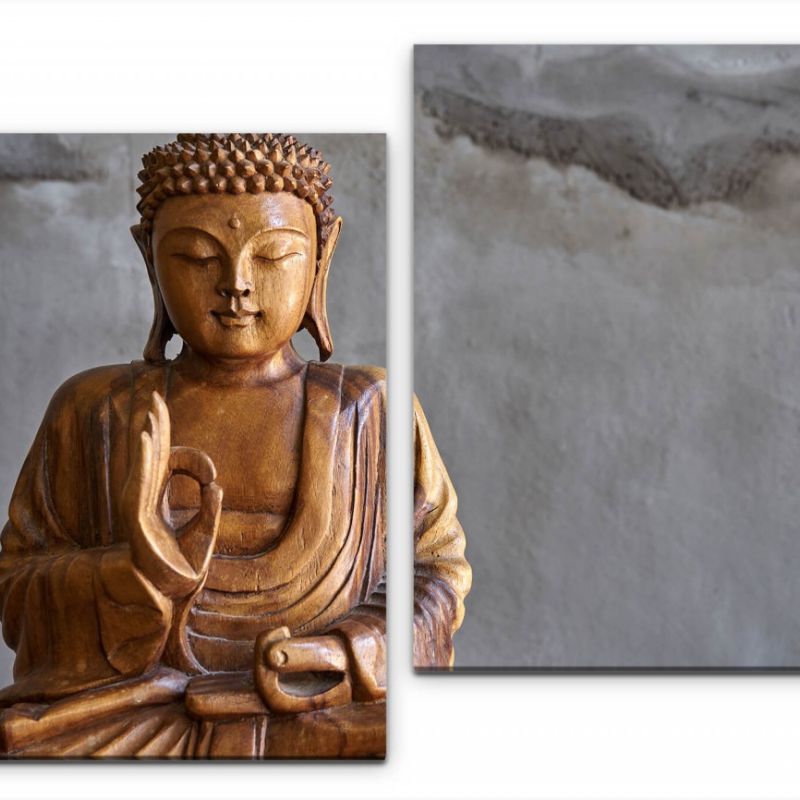 Buddhafigur Wandbild in verschiedenen Größen