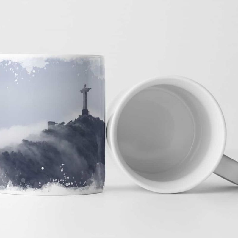 Tasse Geschenk Landschaftsfotografie – Christ the Redeemer Rio de Janeiro Brasilien