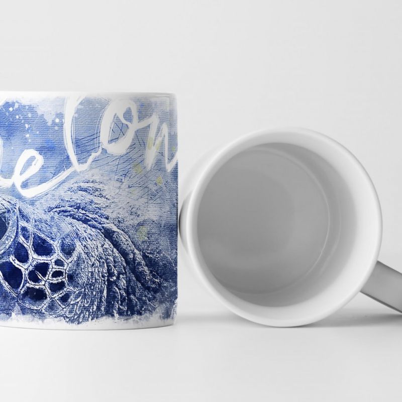 Sea Turtle Tasse als Geschenk,  Design Sinus Art