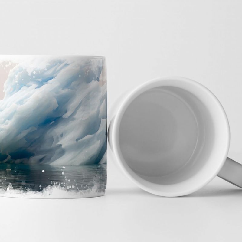 Tasse Geschenk Landschaftsfotografie – Blauer Eisberg Grönland