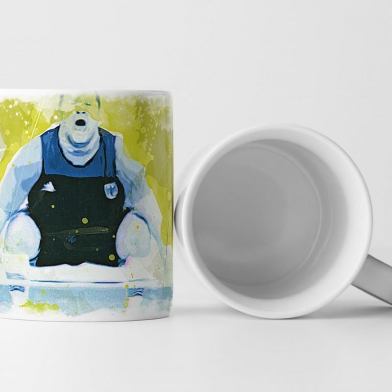 Gewichtheben II Tasse als Geschenk,  Design Sinus Art