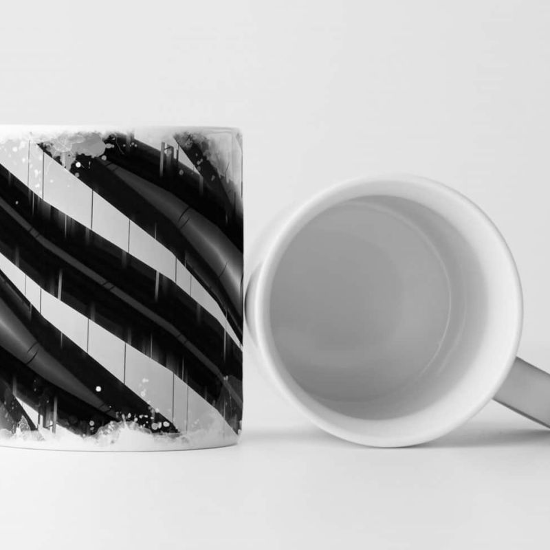 Tasse Geschenk abstraktes architektonisches Gebäude