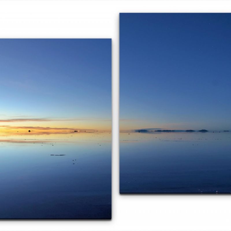 Flaches Wasser Wandbild in verschiedenen Größen