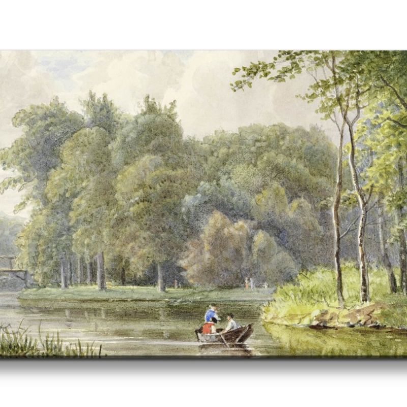 Remaster 120x60cm Jacobus Johannes wunderschönes Wandbild Landschaft Fluss Natur Beruhigend