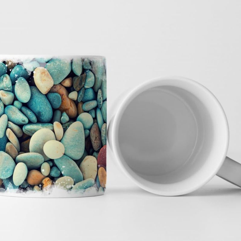 Tasse Geschenk Fotografie – Bunte Steine