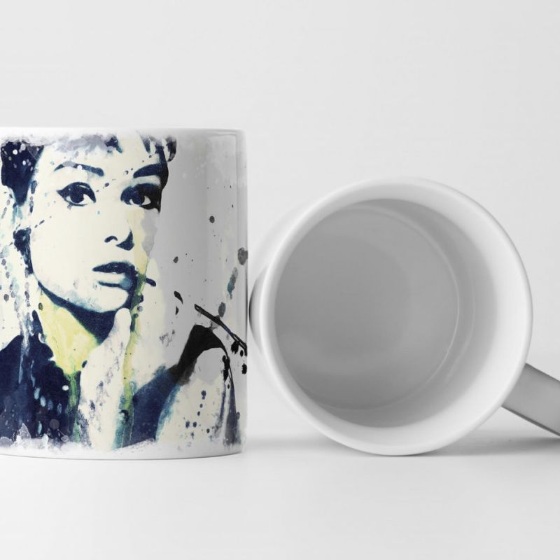 Audrey Hepburn Tasse als Geschenk,  Design Sinus Art