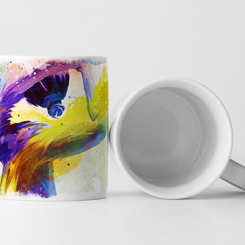 Turnen Ball Tasse als Geschenk,  Design Sinus Art