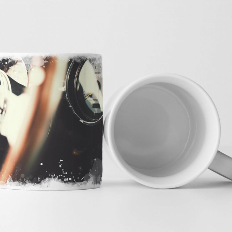 Tasse Geschenk Künstlerische Fotografie – Vintage Lenkrad