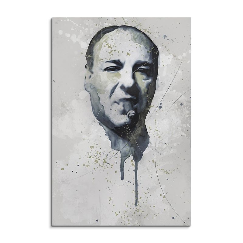 Tony Soprano Aqua 90×60 cm Aquarell Kunstbild