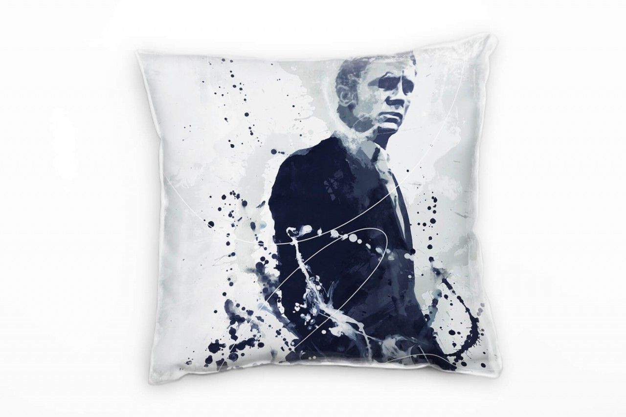 Daniel Craig James Bond Deko Kissen Bezug 40x40cm für Couch Sofa Lounge Zierkissen