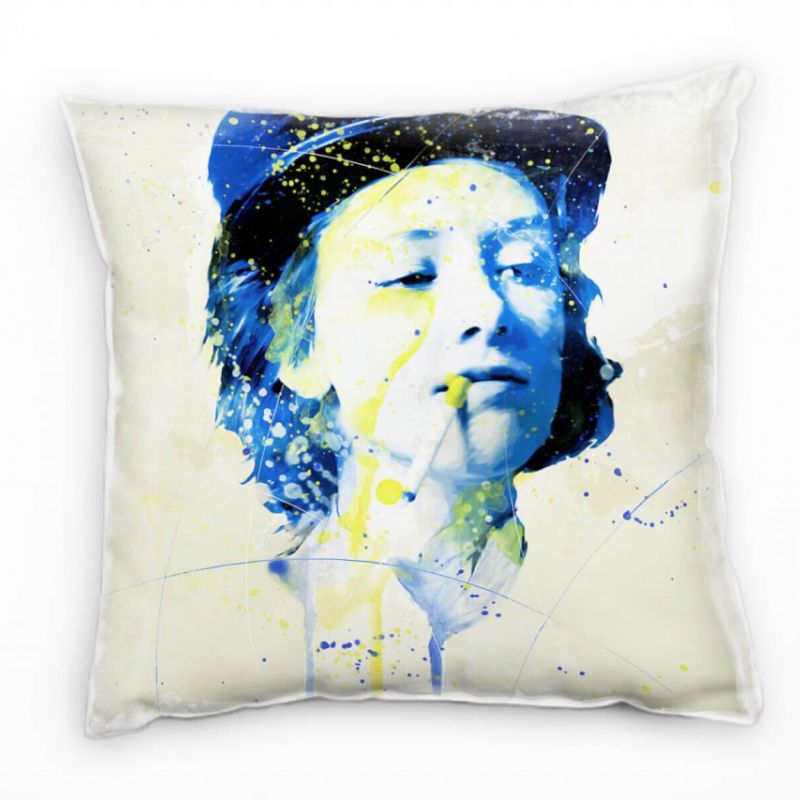 Marlene Dietrich I Deko Kissen Bezug 40x40cm für Couch Sofa Lounge Zierkissen