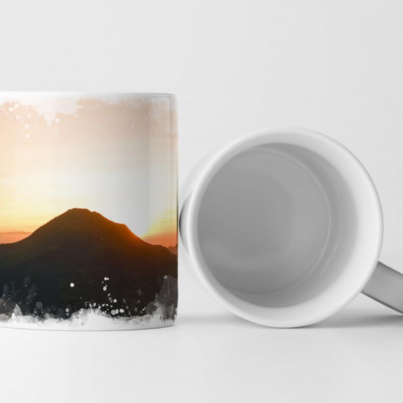 Tasse Geschenk Kintamani Bali Sonnenaufgang