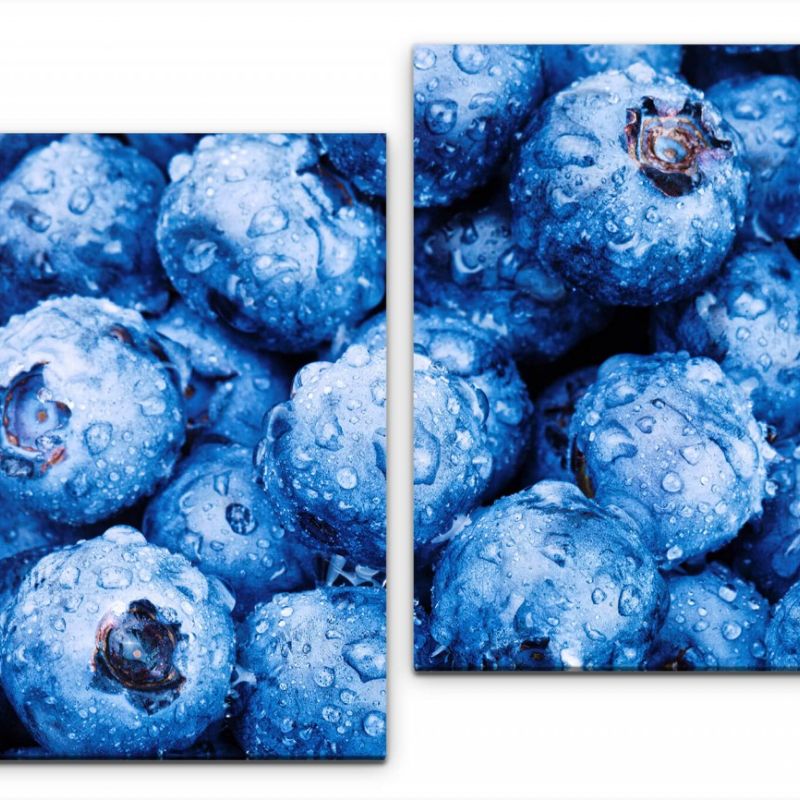 Blaubeeren Wandbild in verschiedenen Größen