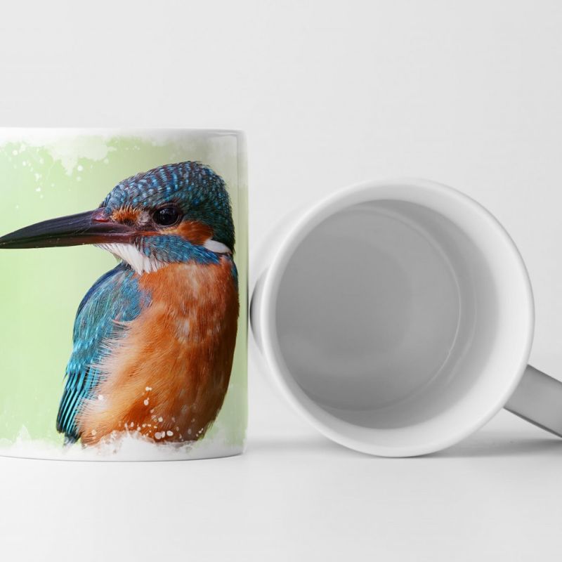 Tasse Geschenk Kleiner Eisvogel – Tierfotografie