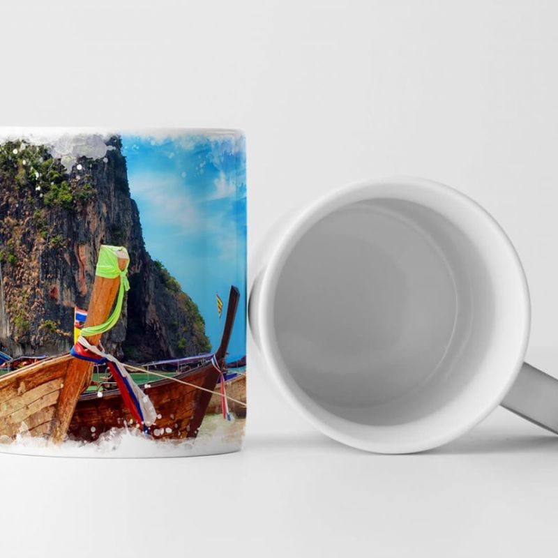 Tasse Geschenk Landschaftsfotografie – Thailändischer Traumstrand