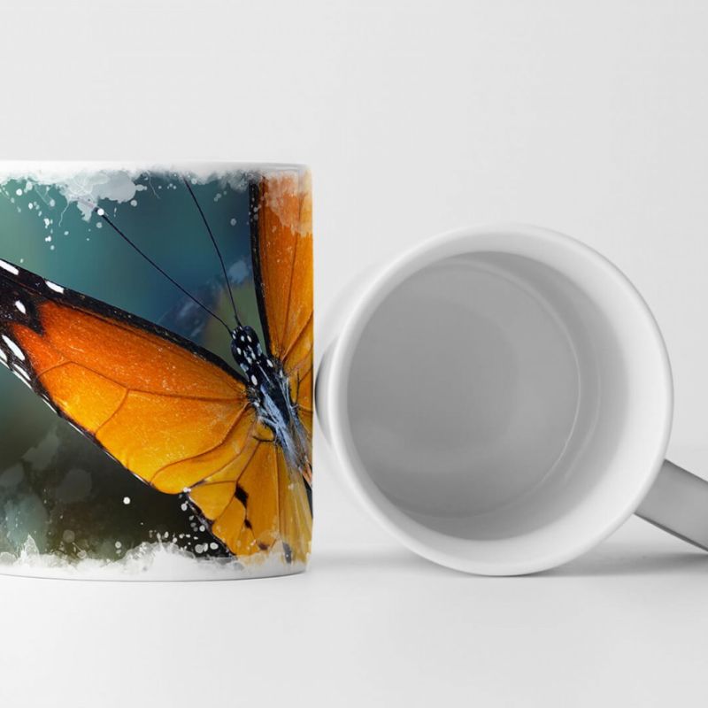 Tasse Geschenk Tierfotografie – Kleiner Monarch Schmetterling