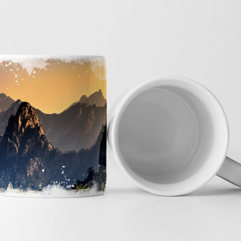 Tasse Geschenk Landschaftsfotografie – Mt. Huangshan in Anhui China