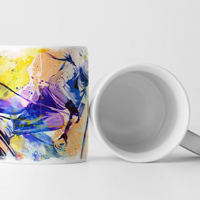 Ski Alpin III Tasse als Geschenk,  Design Sinus Art