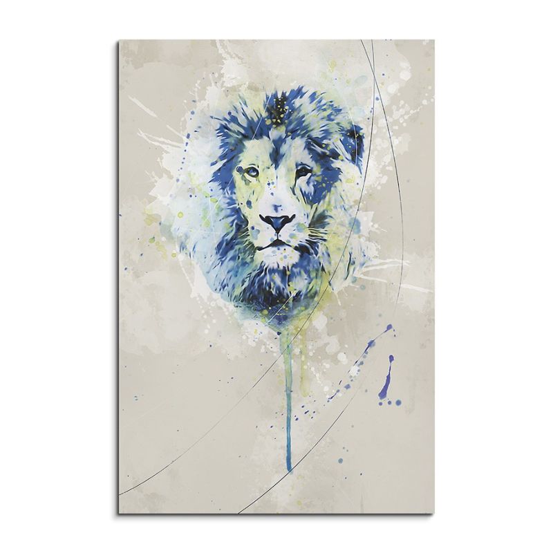 Leon Aqua 90x60cm Aqua Art Wandbild