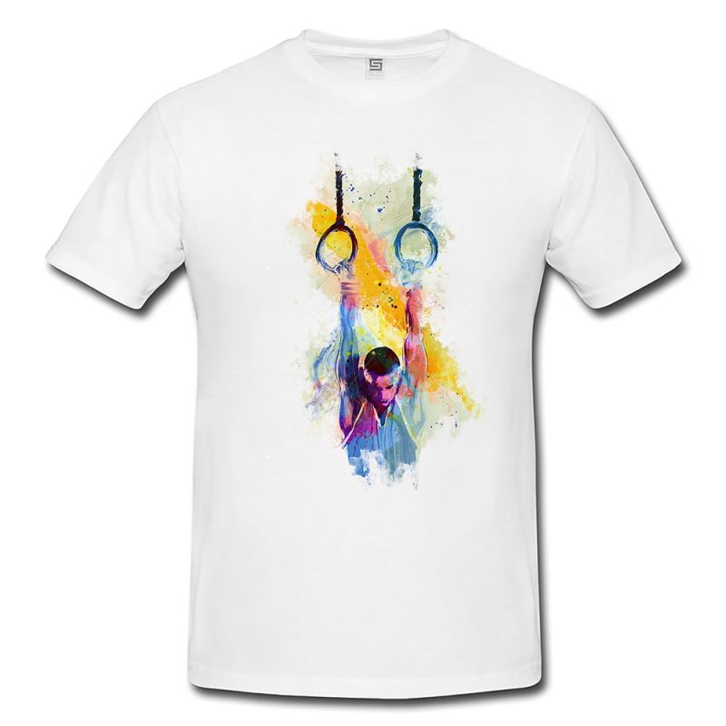 Turnen XII  Herren und Damen T-Shirt Sport Motiv aus Paul Sinus Aquarell