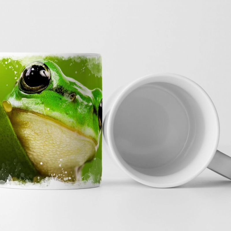 Tasse Geschenk Tierfotografie – Süßer Frosch