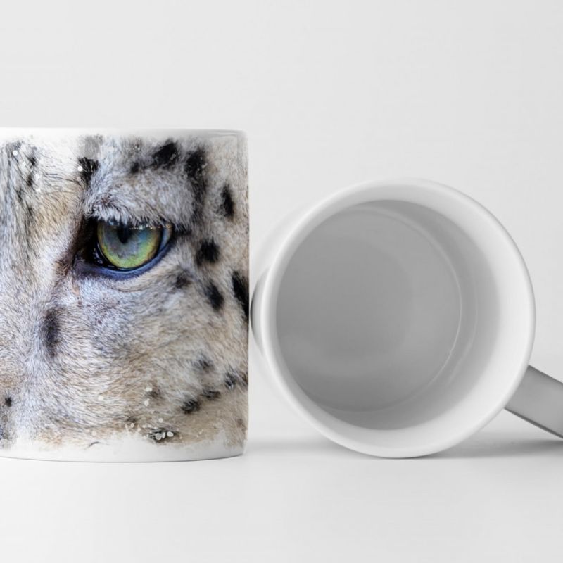 Tasse Geschenk wunderschöner Schneeleopard