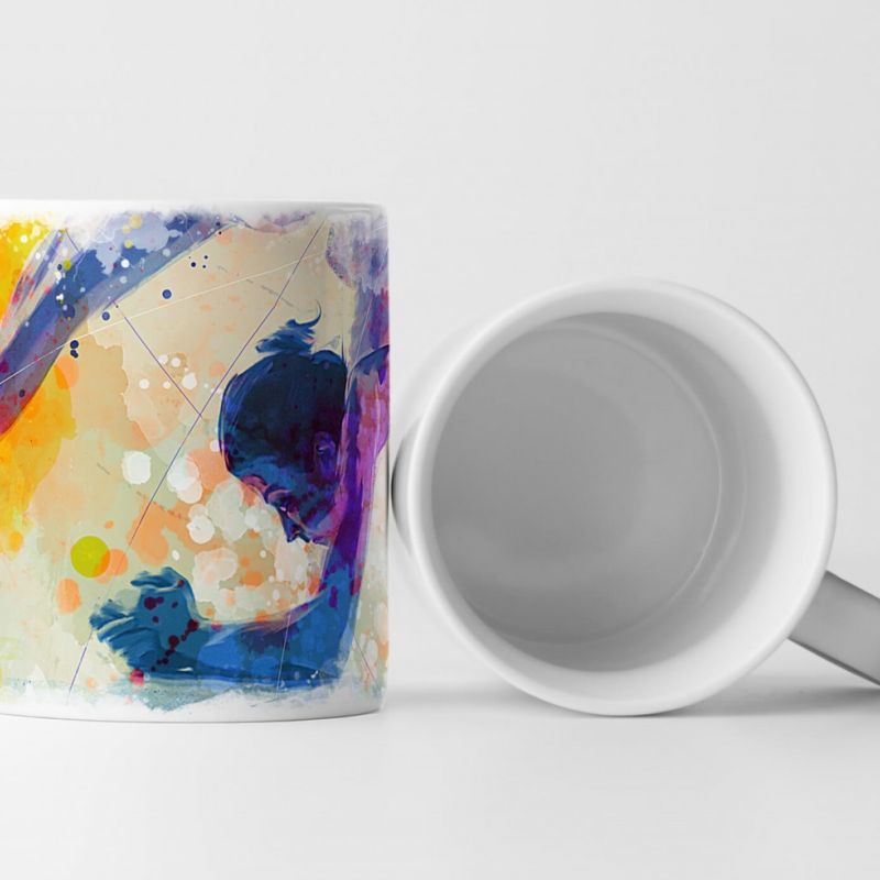 Turnen IV Tasse als Geschenk,  Design Sinus Art