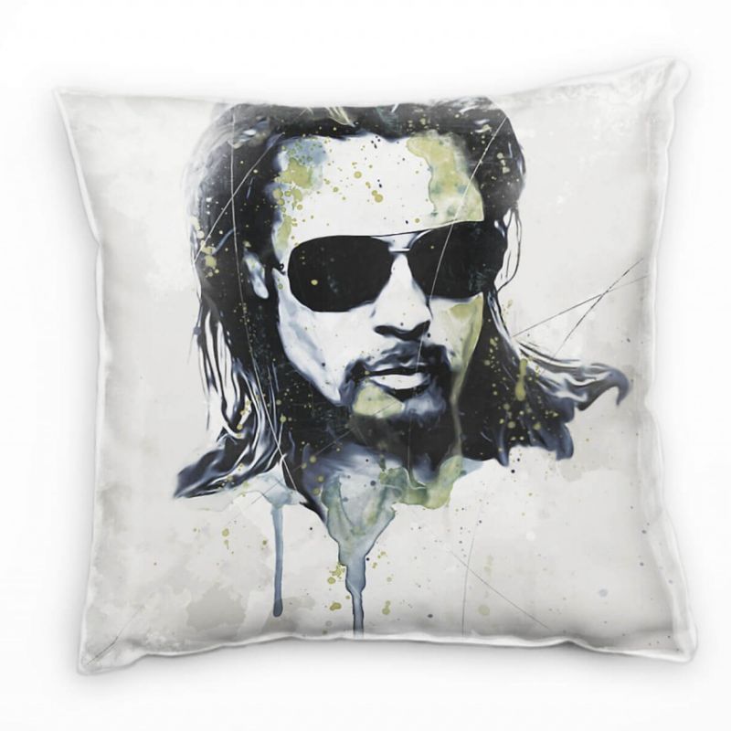 Brad Pitt Deko Kissen Bezug 40x40cm für Couch Sofa Lounge Zierkissen